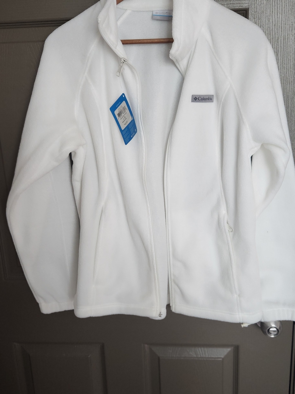 Columbia Women’s White Teddy Fleece Jacket